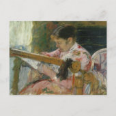 Lydia in een boomkamer, Mary Cassatt Briefkaart (Voorkant)