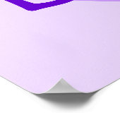 Lydia in Paars Poster (Hoek)