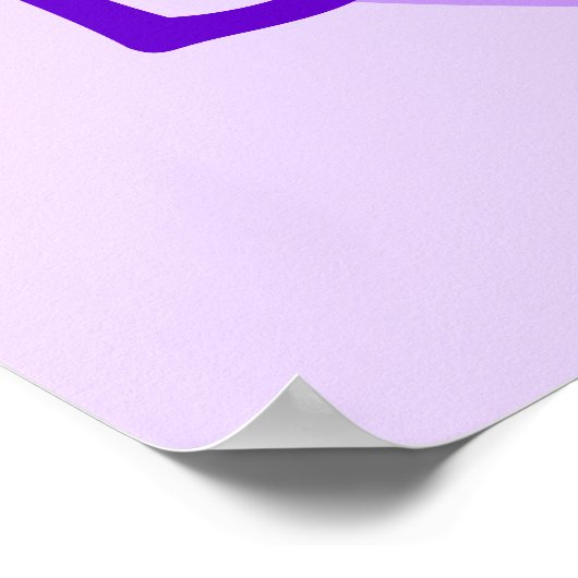 Lydia in Paars Poster (Hoek)