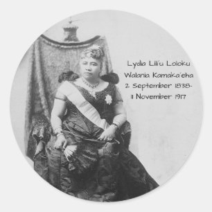 Lydia Liliʻu Loloku Walania Kamakaʻeha Ronde Sticker