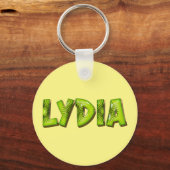 Lydia Name Kiwi Design Schlüsselanhänger Sleutelhanger (Voorkant)