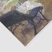 Lydia Sitting on a Porch Crocheting, Mary Cassatt Tissuepapier (Detail)