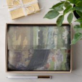 Lydia Sitting on a Porch Crocheting, Mary Cassatt Tissuepapier (Geschenk)