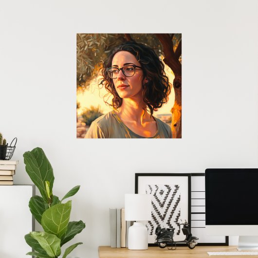 Lydia's boomgaard poster (Thuiskantoor)