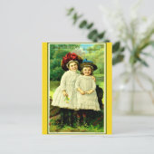 "Lydia's kleinkinderen" Briefkaart (Staand voorkant)