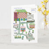 Lydia's visie op haar gezinssamenstelling kaart (Gele Bloem)