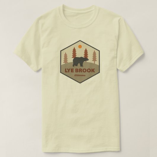 Lye Brook Wilderness Vermont Beer T-shirt (Design voorkant)