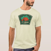 Lye Brook Wilderness Vermont Kamperen T-shirt (Voorkant)