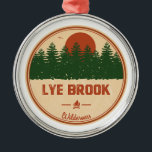 Lye Brook Wilderness Vermont Metalen Ornament<br><div class="desc">Lye Brook Wilderness in southern Vermont is a forested high plateau in Green Mountain National Forest that offers hiking and backpacking on trails like the Lye Brook and Branch Pond trails to features such as Lye Brook Falls and remote ponds for quiet outdoor recreation.</div>