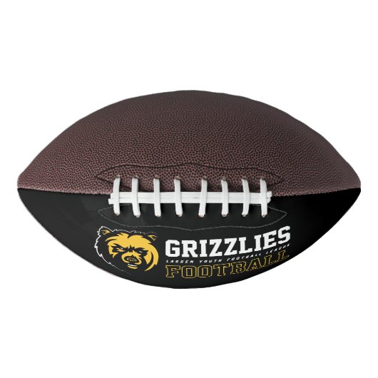 LYFL 03 | Logo White Grizzlies American Football (Voorkant)