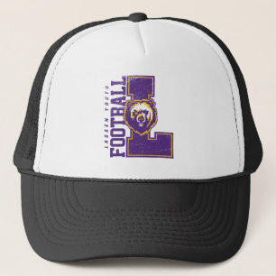 LYFL 06   Paarse Lassen Logo Trucker Hat Pet