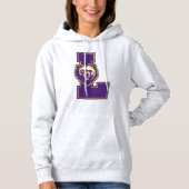 LYFL 07 | Paarse damesondertitel voor de dameskass Hoodie (Voorkant)