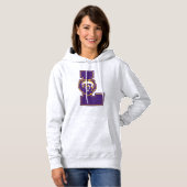 LYFL 07 | Paarse damesondertitel voor de dameskass Hoodie (Voorkant volledig)