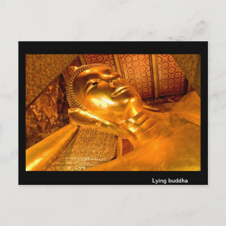 Lying Buddha Thailand Briefkaart