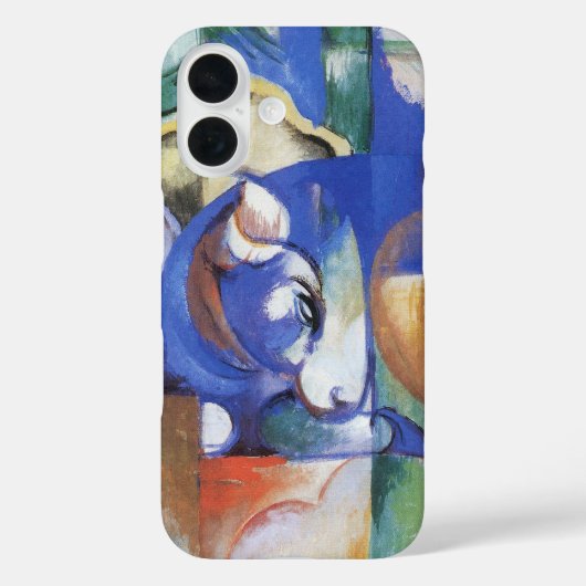 Lying Bull van Franz Marc,  Cubistische kunst Case-Mate iPhone Case (Achterkant)