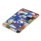 Lying Bull van Franz Marc,  Cubistische kunst Magneet (Linkerzijde)