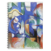 Lying Bull van Franz Marc,  Cubistische kunst Notitieboek (Voorkant)