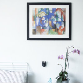 Lying Bull van Franz Marc,  Cubistische kunst Poster