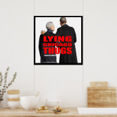 Lying Chicago Thugs Poster (Keuken)