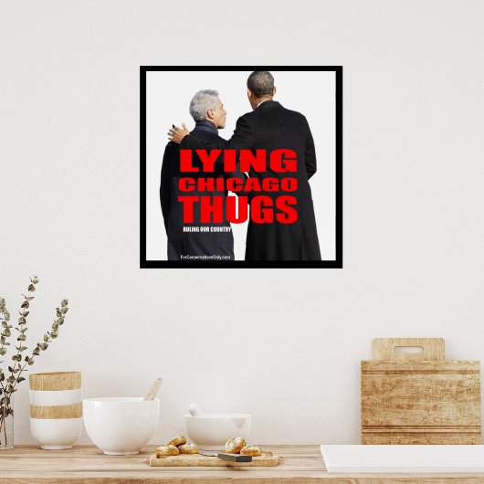 Lying Chicago Thugs Poster (Keuken)