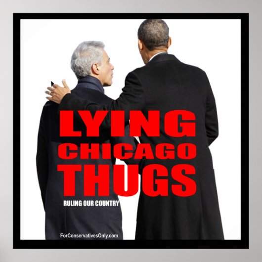 Lying Chicago Thugs Poster (Voorkant)