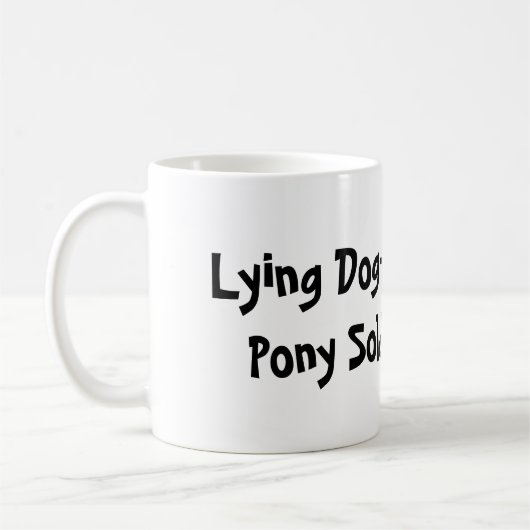 Lying Dog-Face Pony Soldier Koffiemok (Links)