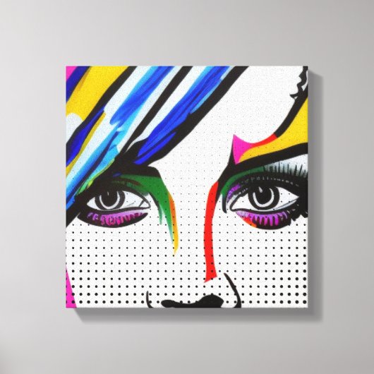 Lying Eyes Canvas Afdruk (Voorkant)