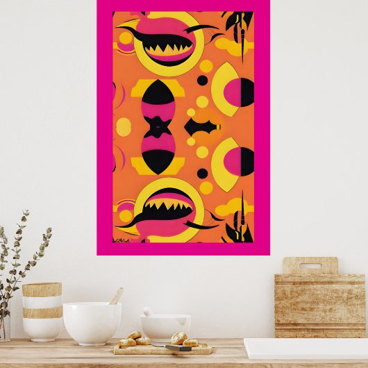 Lying Flat or Flat Out Lying Poster (Keuken)