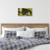 Lying Koe by Vincent van Gogh Canvas Afdruk (Insitu (Slaapkamer))