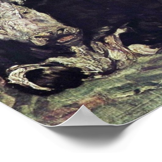 Lying Koe by Vincent Van Gogh Poster (Hoek)