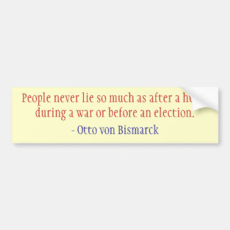 Lying People Bumpersticker