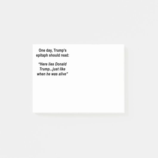 Lying Trump Post-it® Notes (Voorkant)