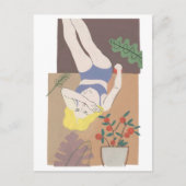 Lying Woman Briefkaart (Voorkant)