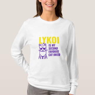 Lykoi favoriete kattenras t-shirt