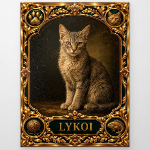 Lykoi, Met Juwelen Bezet Kunstwerk Als Familiestuk Briefkaart