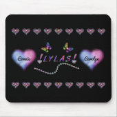 LYLAS houdt van je als zuster Muismat (Voorkant)