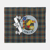 Lyle Clan Badge Tartan Pset Fleece Deken (Voorkant (Horizontaal))