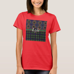 Lyle clan Pset Scottish kilt tartan T-shirt