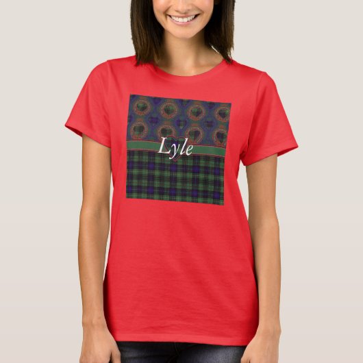 Lyle clan Pset Scottish kilt tartan T-shirt (Voorkant)