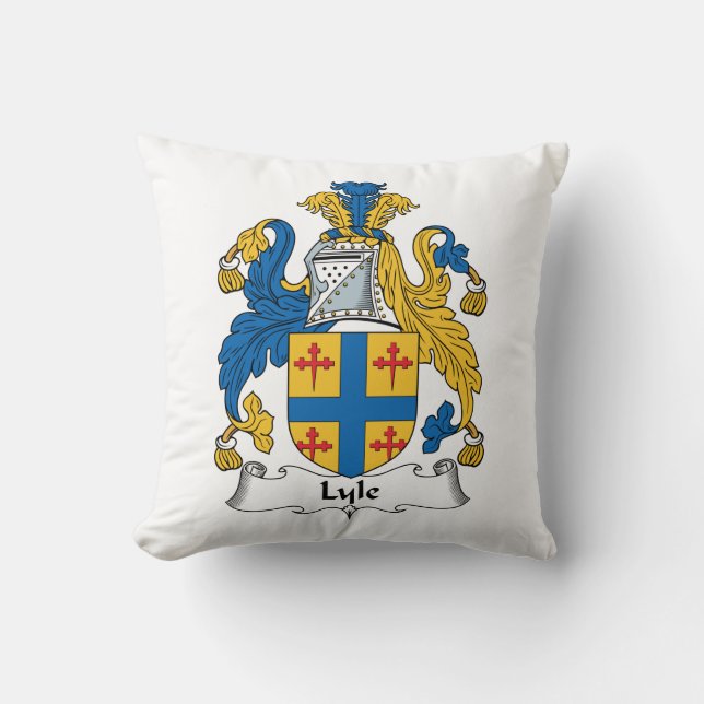 Lyle Family Crest Kussen (Voorkant)