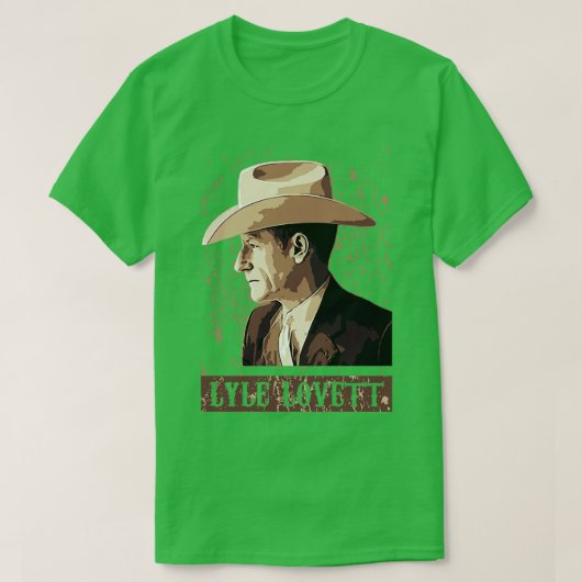 Lyle Lovett T-shirt (Design voorkant)