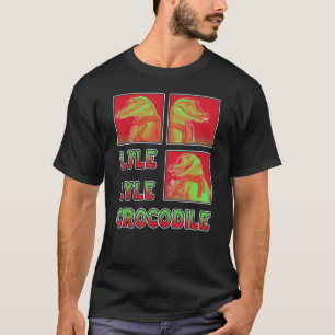 Lyle Lyle Crocodile Afbeeldingen met twee toontone T-shirt