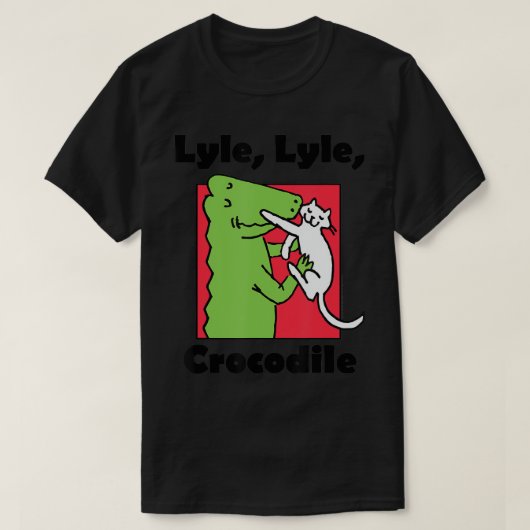 Lyle, Lyle, Crocodile Lyle ziet een Kat T-Shirt (Design voorkant)