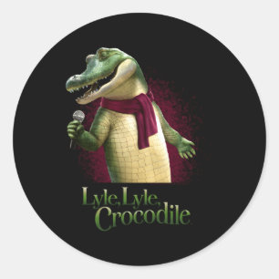 Lyle Lyle Crocodile Movie Singing Lyle Ronde Sticker