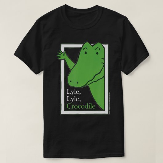 Lyle, Lyle, Crocodile Waving Croc Illustratie T-S T-shirt (Design voorkant)