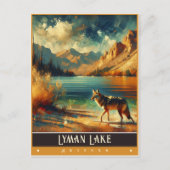 Lyman Lake, Arizona |  schilderij Briefkaart (Voorkant)