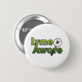 Lyme Aware Gear Ronde Button 5,7 Cm (Voorkant /achterkant)