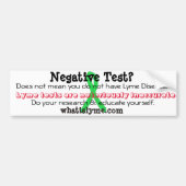 Lyme Awareness Bumpersticker (Voorkant)