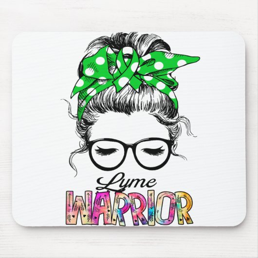 Lyme Awareness Month Ribbon Gifts Muismat (Voorkant)