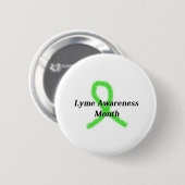 Lyme Awarenress Month Pin Ronde Button 5,7 Cm (Voorkant /achterkant)